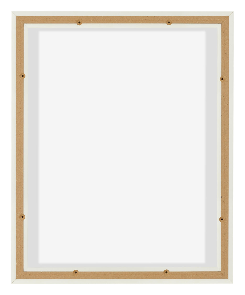 Lyon MDF Canvas Floater Frame 4 5 White Matte Back | Yourdecoration.com