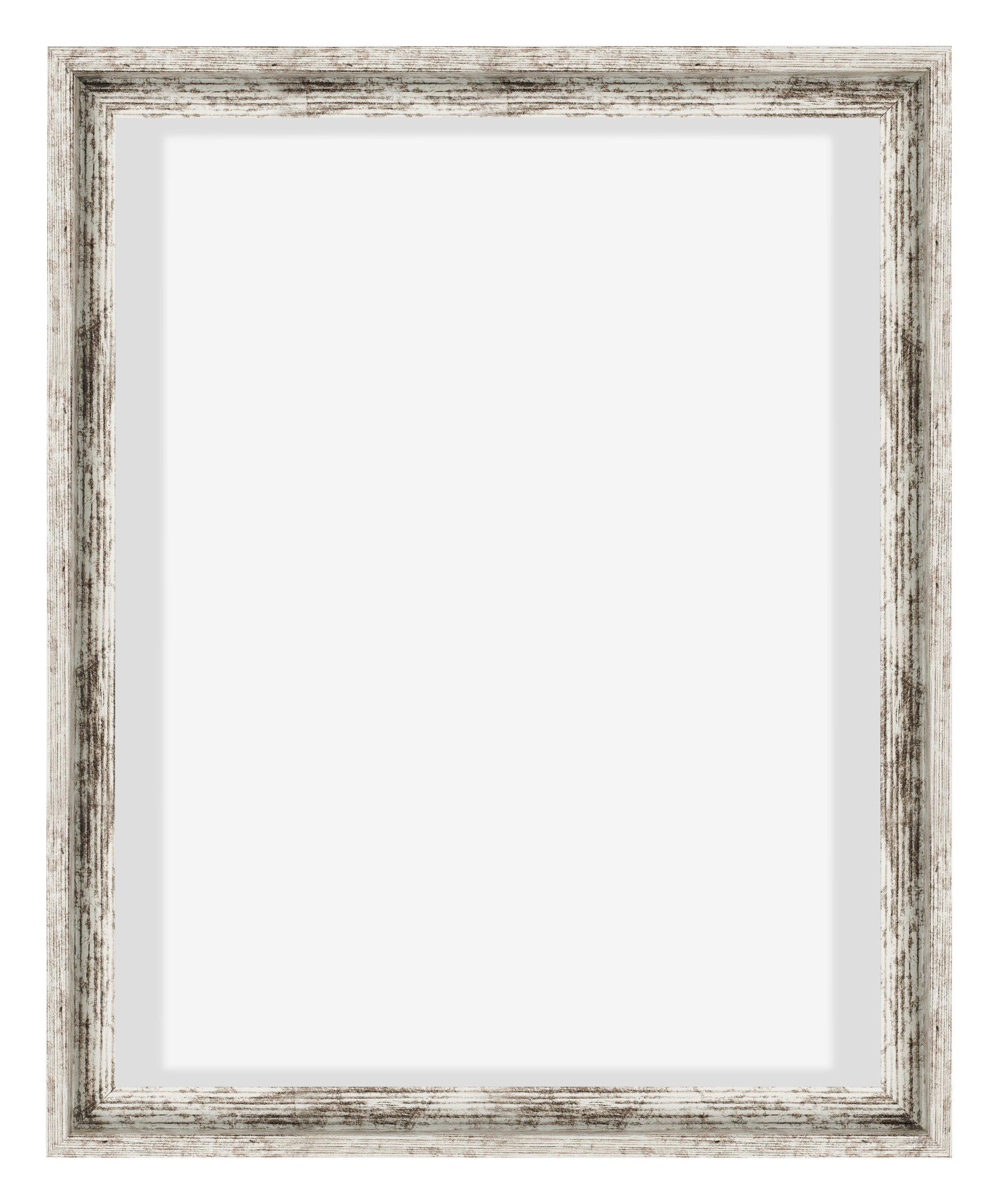 Lyon MDF Canvas Floater Frame 4 5 White Vintage Front | Yourdecoration.com