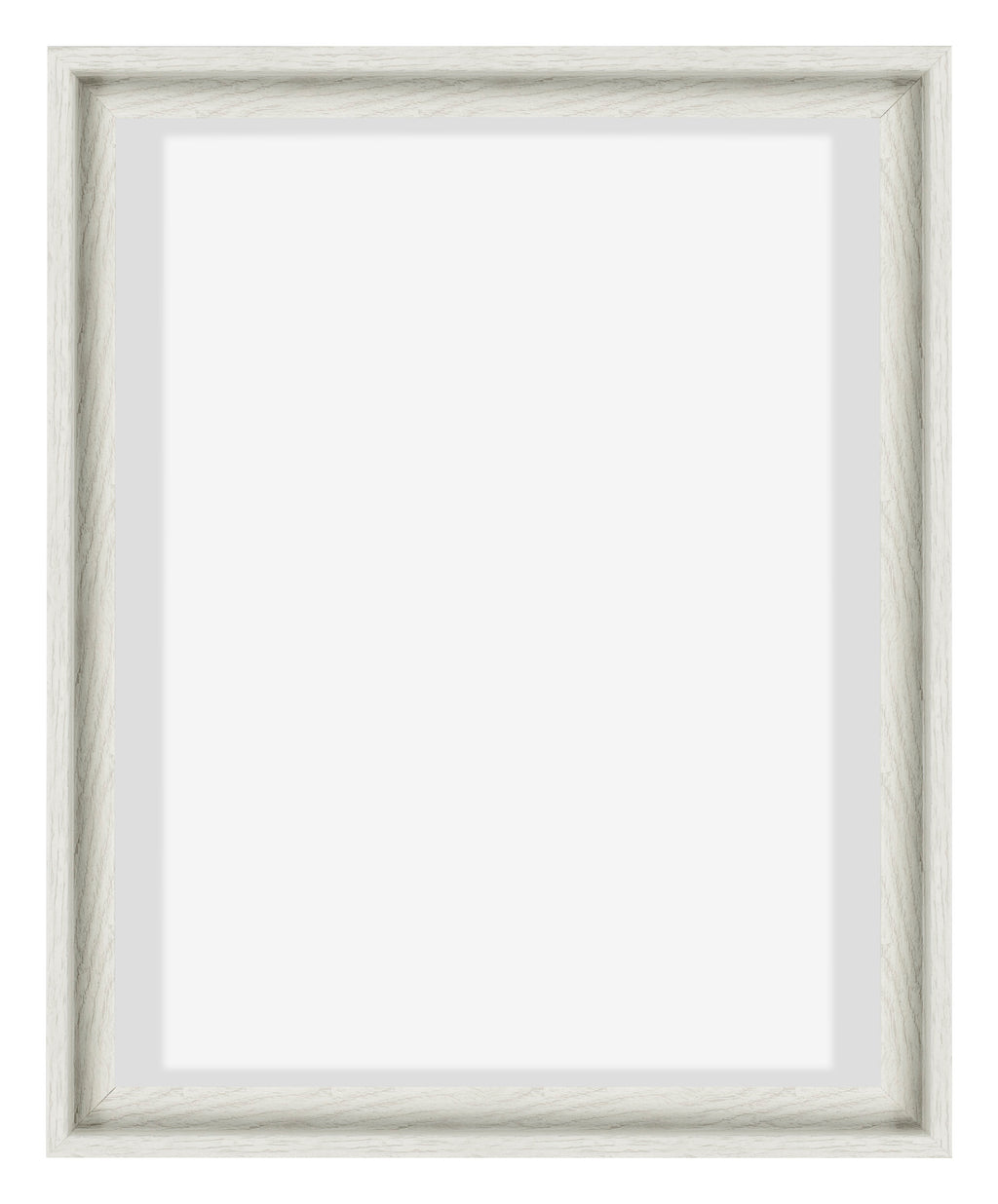 Lyon MDF Canvas Floater Frame 4 5 White Wash Front | Yourdecoration.com