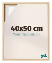Lyon MDF Canvas Floater Frame 40x50cm Beech Front Size | Yourdecoration.com