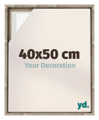 Lyon MDF Canvas Floater Frame 40x50cm Sonoma Oak Voorzijde Maat | Yourdecoration.com