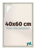 Lyon MDF Canvas Floater Frame 40x60cm White Wash Voorzijde Maat | Yourdecoration.com