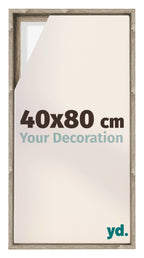 Lyon MDF Canvas Floater Frame 40x80cm Sonoma Oak Voorzijde Maat | Yourdecoration.com