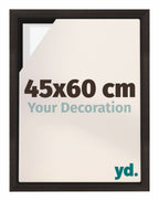 Lyon MDF Canvas Floater Frame 45x60cm Oak Dark Front Size | Yourdecoration.com