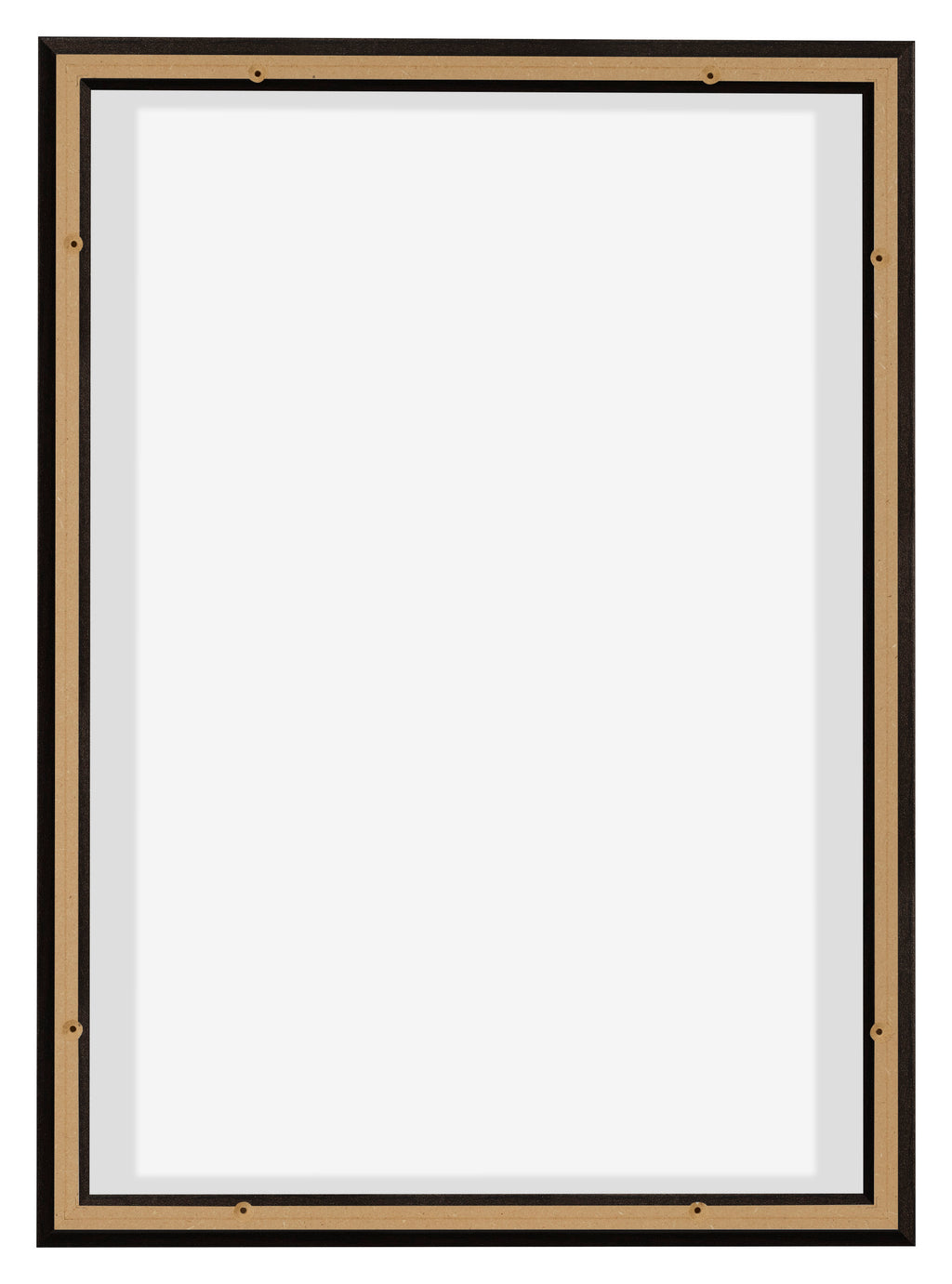 Lyon MDF Canvas Floater Frame 5 7 Oak Dark Back | Yourdecoration.com