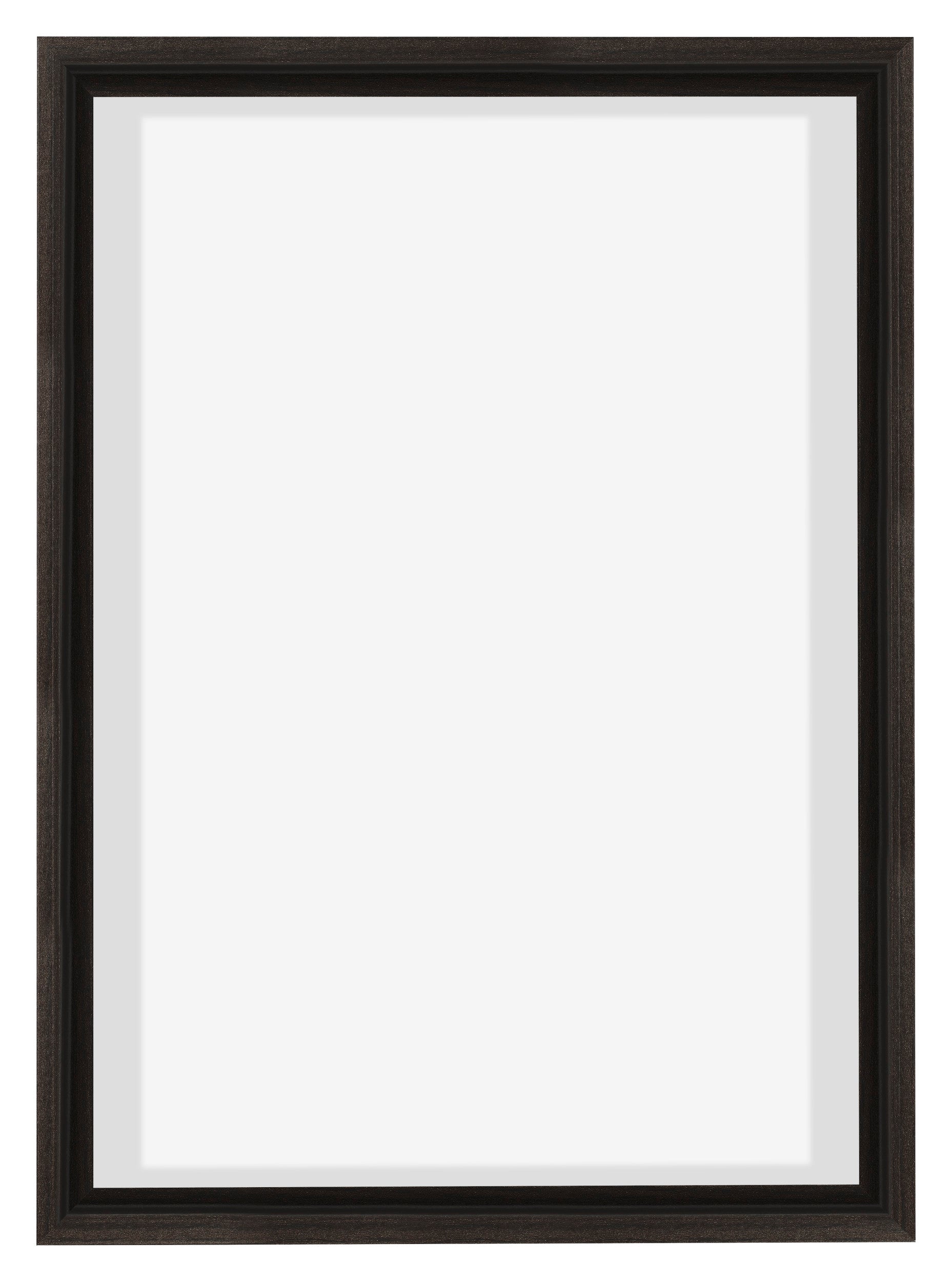 Lyon MDF Canvas Floater Frame 5 7 Oak Dark Front | Yourdecoration.com