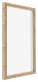Lyon MDF Canvas Floater Frame 5 7 Sonoma Oak Back Oblique | Yourdecoration.com