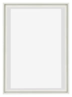 Lyon MDF Canvas Floater Frame 5 7 White Matte Front | Yourdecoration.com
