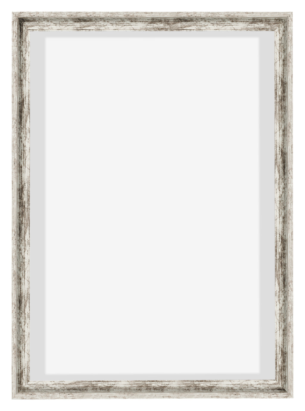 Lyon MDF Canvas Floater Frame 5 7 White Vintage Front | Yourdecoration.com