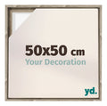 Lyon MDF Canvas Floater Frame 50x50cm Sonoma Oak Voorzijde Maat | Yourdecoration.com