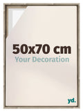 Lyon MDF Canvas Floater Frame 50x70cm Sonoma Oak Voorzijde Maat | Yourdecoration.com