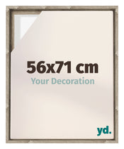 Lyon MDF Canvas Floater Frame 56x71cm Sonoma Oak Voorzijde Maat | Yourdecoration.com