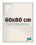 Lyon MDF Canvas Floater Frame 60x80cm White Matte Front Size | Yourdecoration.com