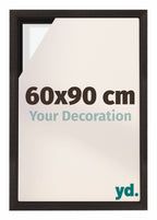 Lyon MDF Canvas Floater Frame 60x90cm Oak Dark Front Size | Yourdecoration.com