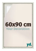 Lyon MDF Canvas Floater Frame 60x90cm White Wash Voorzijde Maat | Yourdecoration.com