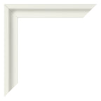 Lyon MDF Canvas Floater Frame White Matte Corner | Yourdecoration.com