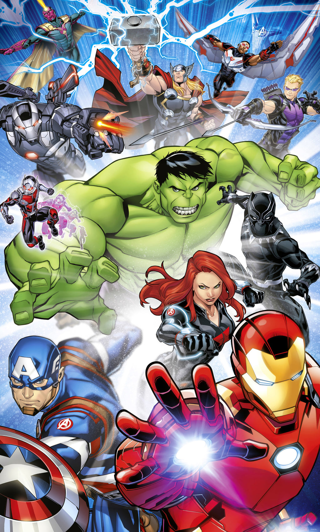 Marvel Avengers Protect Wall Mural DX3 180 | Yourdecoration.com