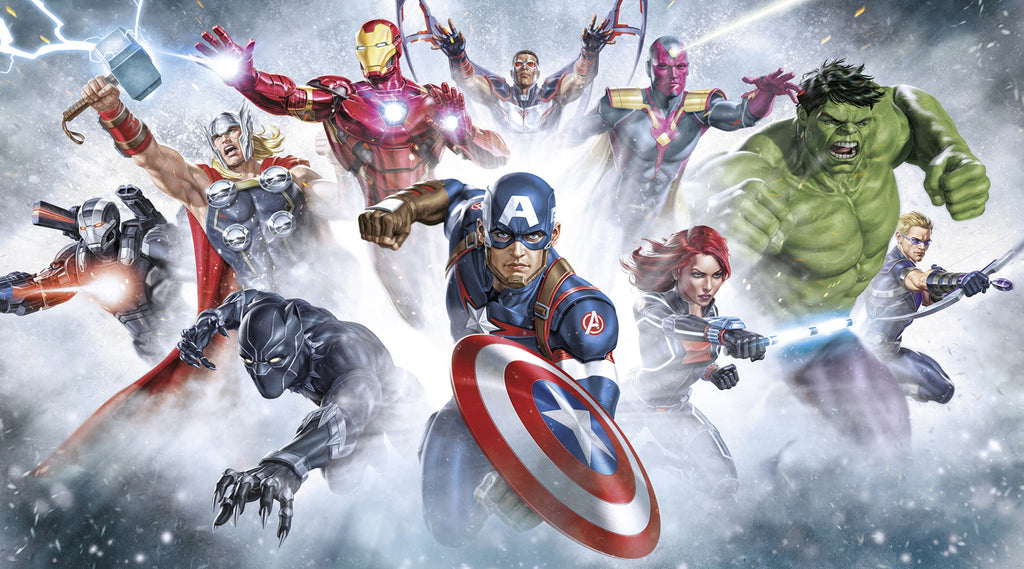 Marvel Avengers Strike Wall Mural DX9 199 | Yourdecoration.com