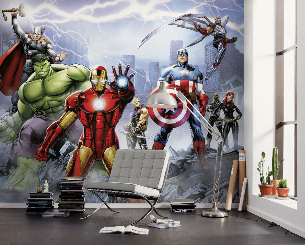 Marvel Avengers Ultimate Warriors Interior Wall Mural DX6 183 | Yourdecoration.com