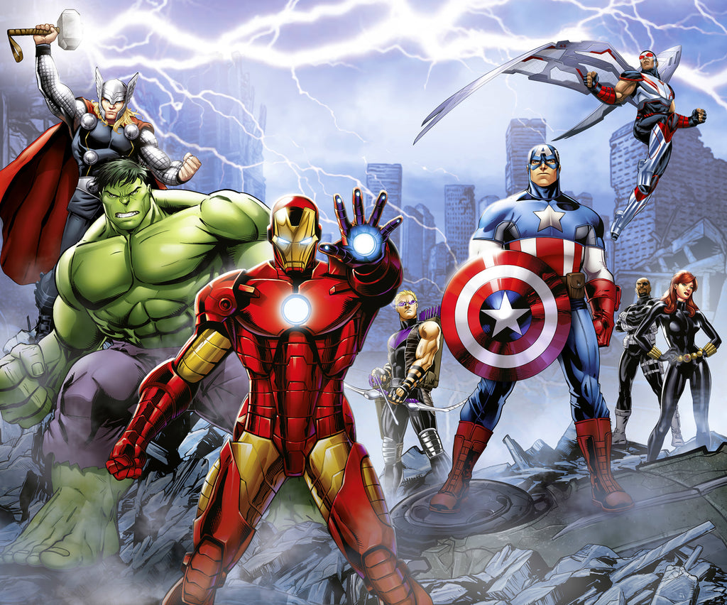 Marvel Avengers Ultimate Warriors Wall Mural DX6 183 | Yourdecoration.com
