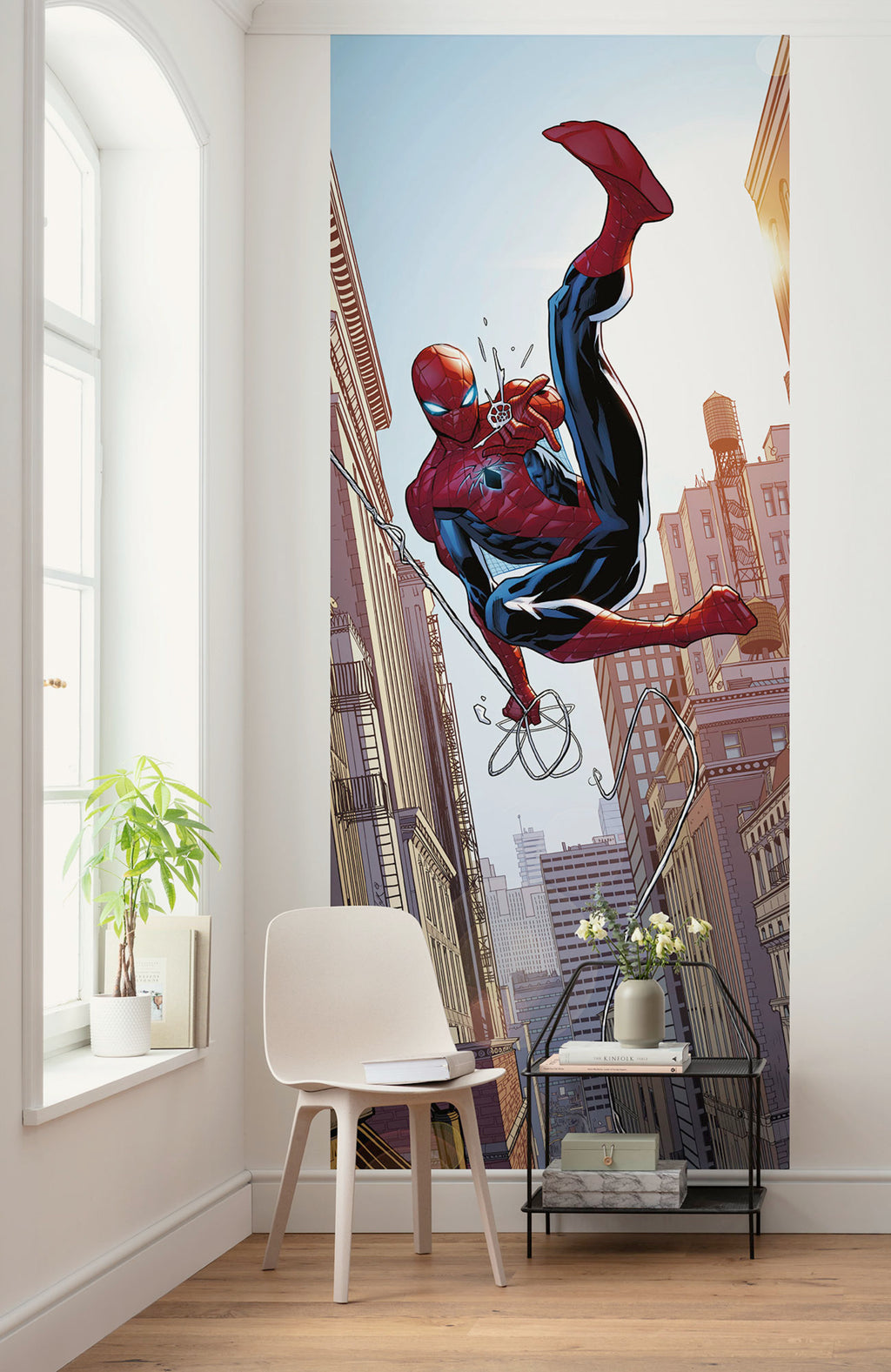 Marvel Spider Man Swinging Interior Wall Mural DX2 232 | Yourdecoration.com