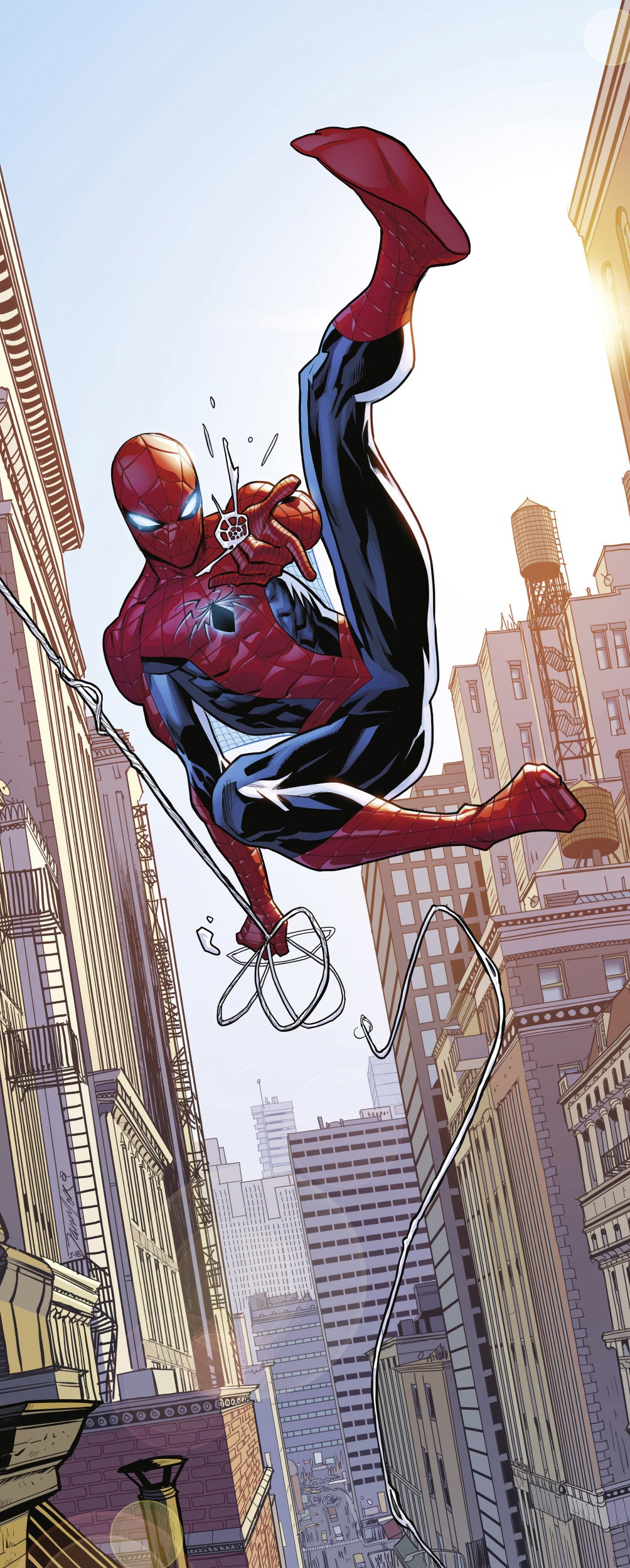 Marvel Spider Man Swinging Wall Mural DX2 232 | Yourdecoration.com