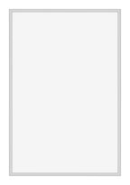 Miami Aluminium Photo Frame 20x30cm Silver Matt Front | Yourdecoration.com