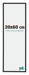 Miami Aluminium Photo Frame 20x60cm Black High Gloss Front Size | Yourdecoration.com