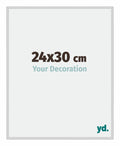 Miami Aluminium Photo Frame 24x30cm Silver Matt Front Size | Yourdecoration.com