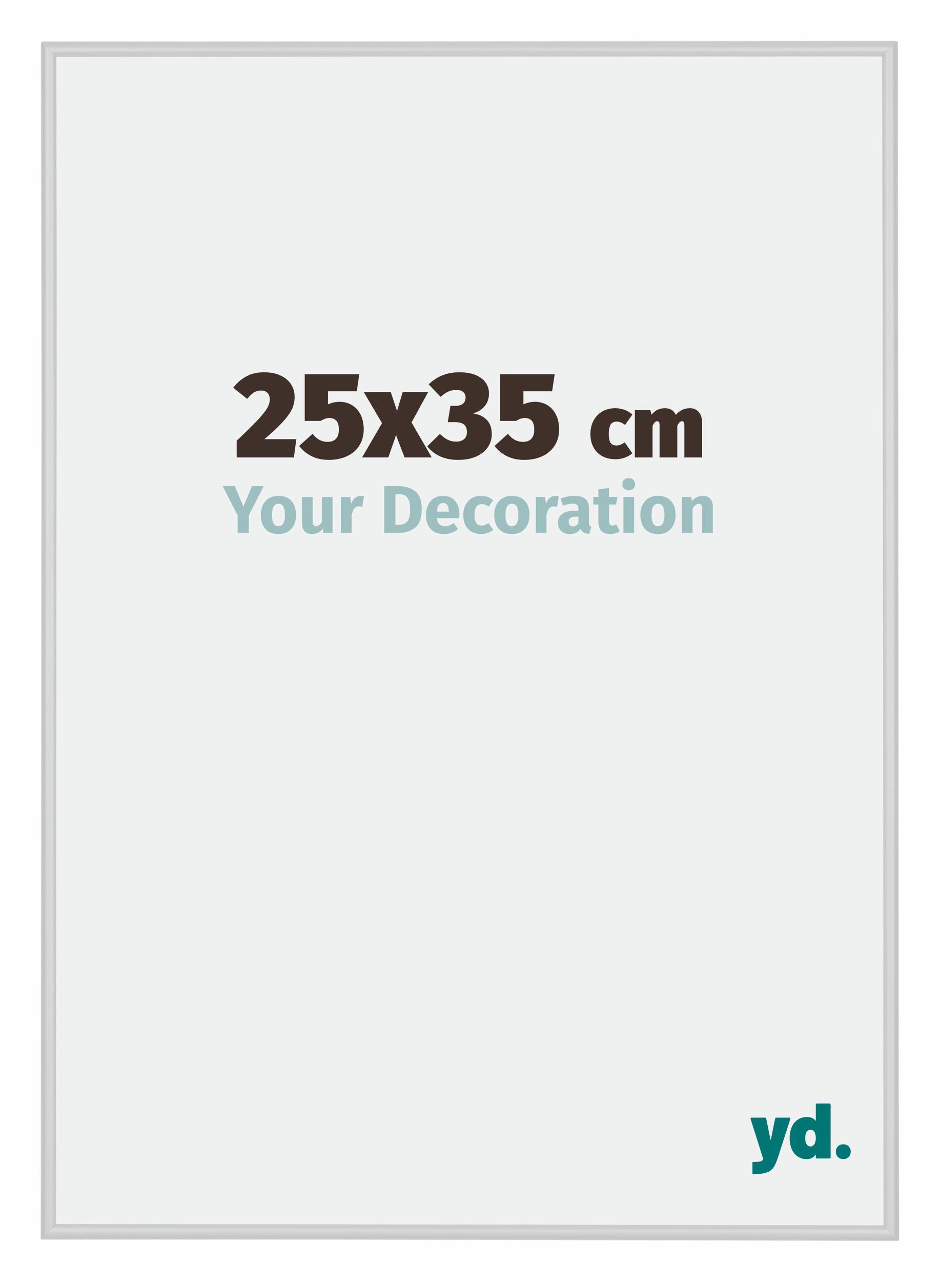 Miami Aluminium Photo Frame 25x35cm Silver Matt Front Size | Yourdecoration.com