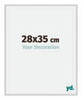 Miami Aluminium Photo Frame 28x35cm Silver Matt Front Size | Yourdecoration.com