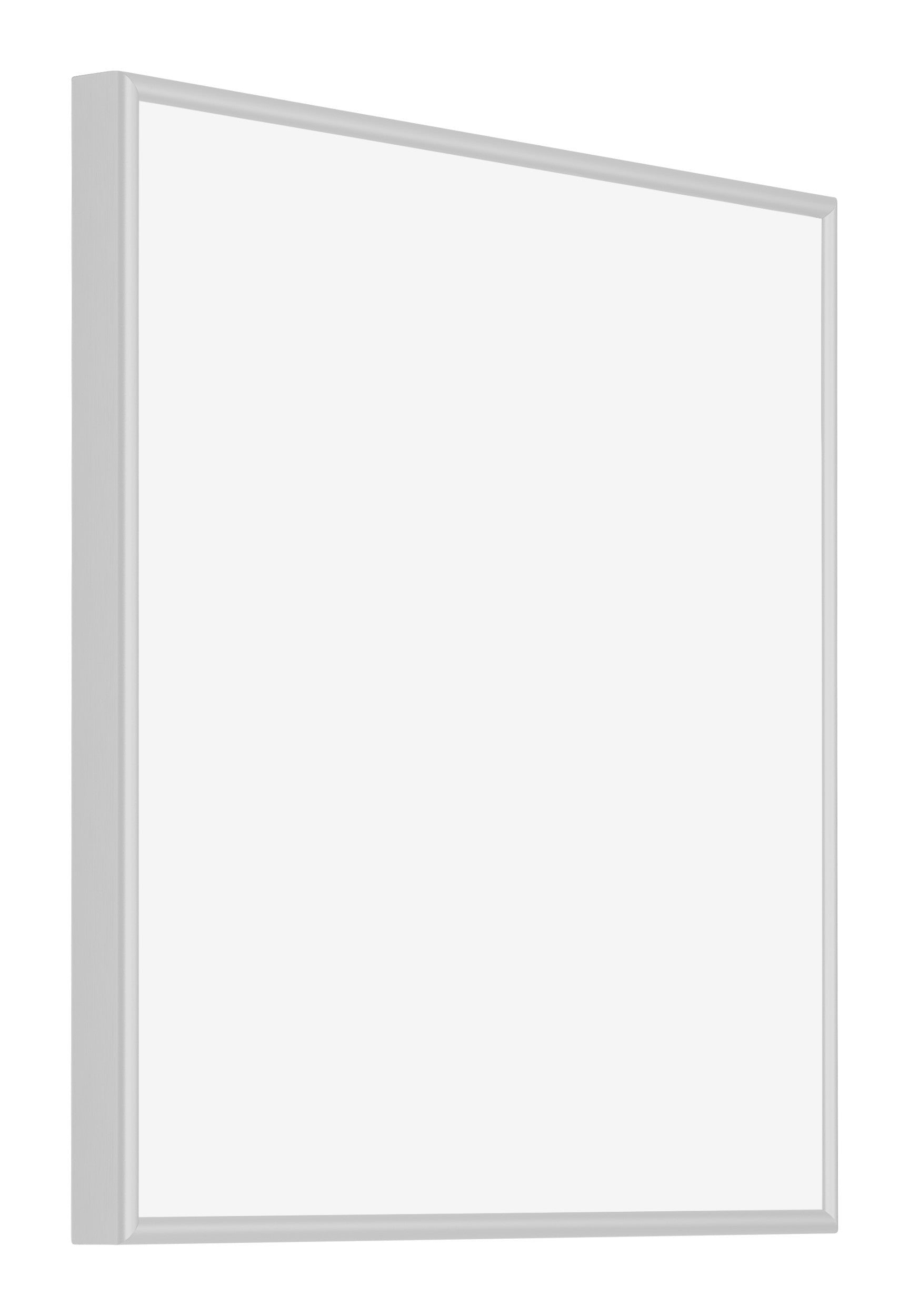 Miami Aluminium Photo Frame 40x40cm Silver Matt Front Oblique | Yourdecoration.com