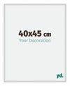 Miami Aluminium Photo Frame 40x45cm Silver Matt Front Size | Yourdecoration.com