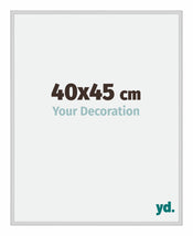 Miami Aluminium Photo Frame 40x45cm Silver Matt Front Size | Yourdecoration.com