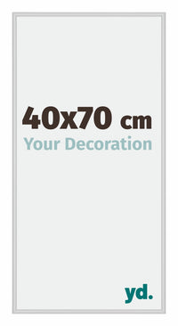 Miami Aluminium Photo Frame 40x70cm Silver Matt Front Size | Yourdecoration.com