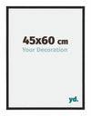 Miami Aluminium Photo Frame 45x60cm Black High Gloss Front Size | Yourdecoration.com