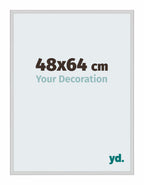 Miami Aluminium Photo Frame 48x64cm Silver Matte Front Size | Yourdecoration.com