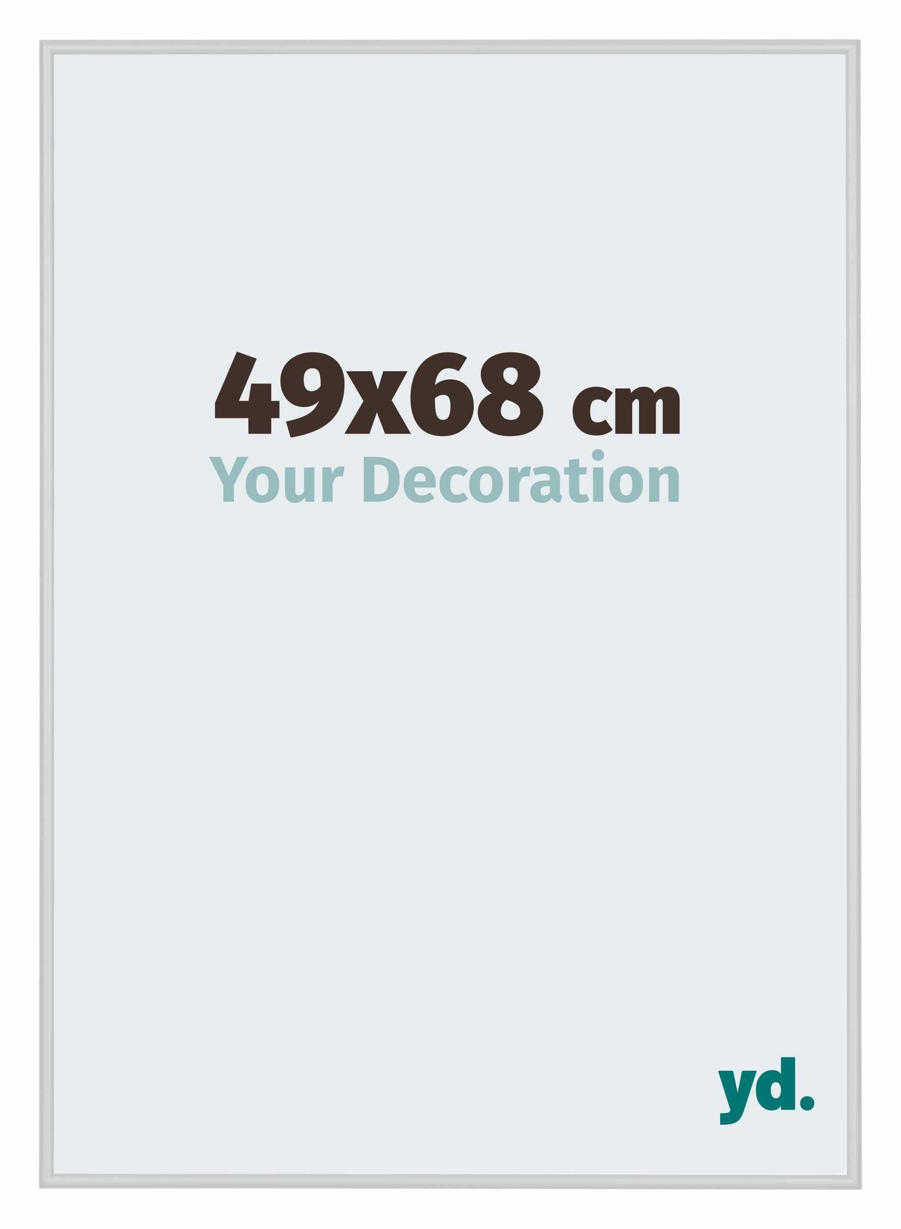 Miami Aluminium Photo Frame 49x68cm Silver Matte Front Size | Yourdecoration.com