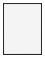 Miami Aluminium Photo Frame 60x80cm Black High Gloss Front | Yourdecoration.com