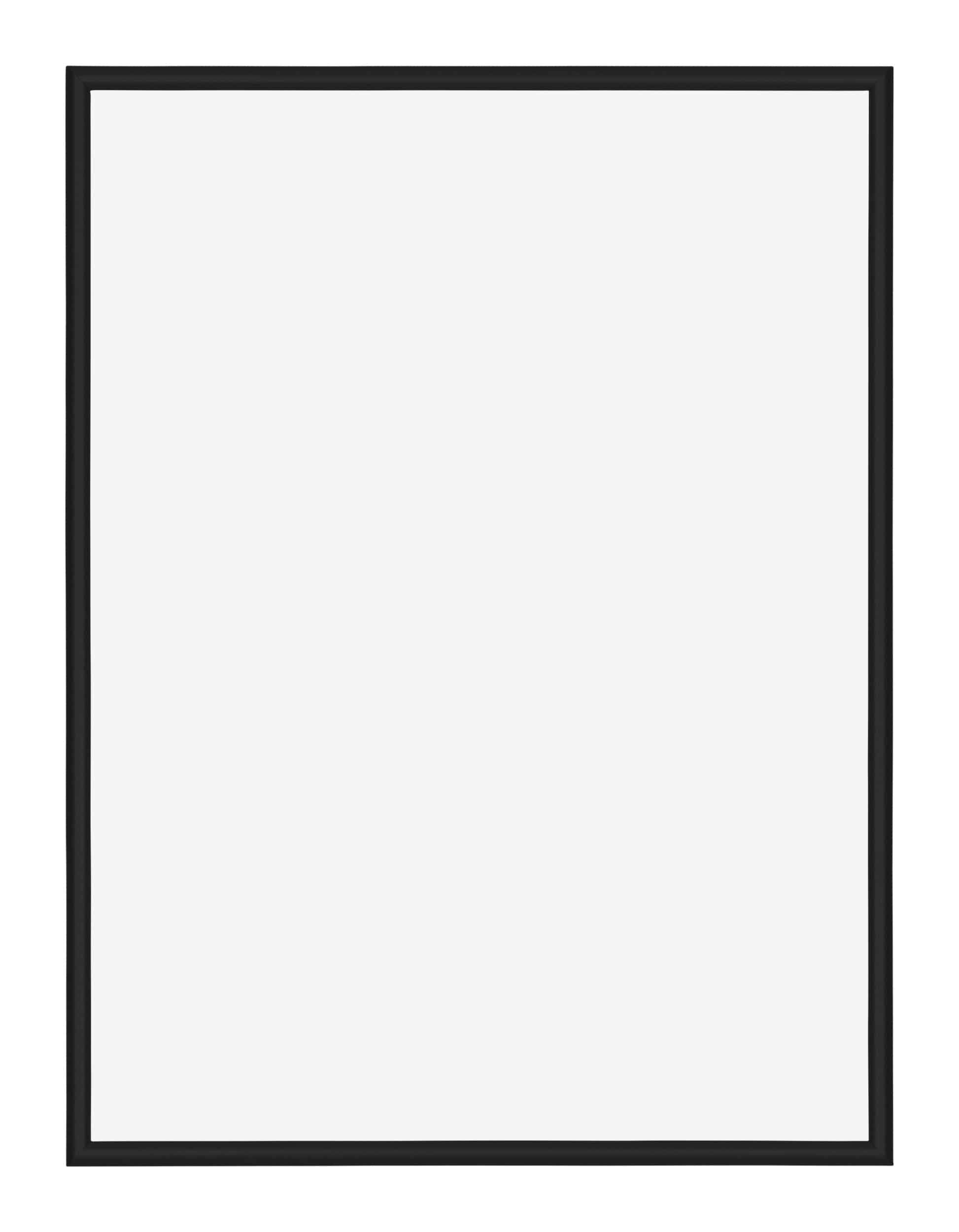 Miami Aluminium Photo Frame 60x80cm Black High Gloss Front | Yourdecoration.com