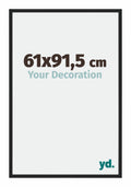 Miami Aluminium Photo Frame 61x91 5cm Black High Gloss Front Size | Yourdecoration.com