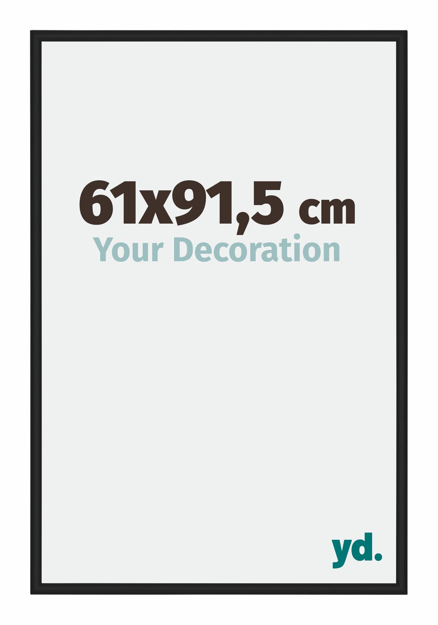 Miami Aluminium Photo Frame 61x91 5cm Black High Gloss Front Size | Yourdecoration.com