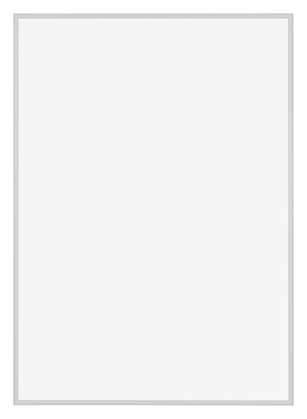 Miami Aluminium Photo Frame 68x98cm Silver Matte Front | Yourdecoration.com
