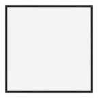 Miami Aluminium Photo Frame 70x70cm Black High Gloss Front | Yourdecoration.com
