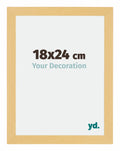 Mura MDF Photo Frame 18x24cm Beech Design Front Size | YourDesignation.com