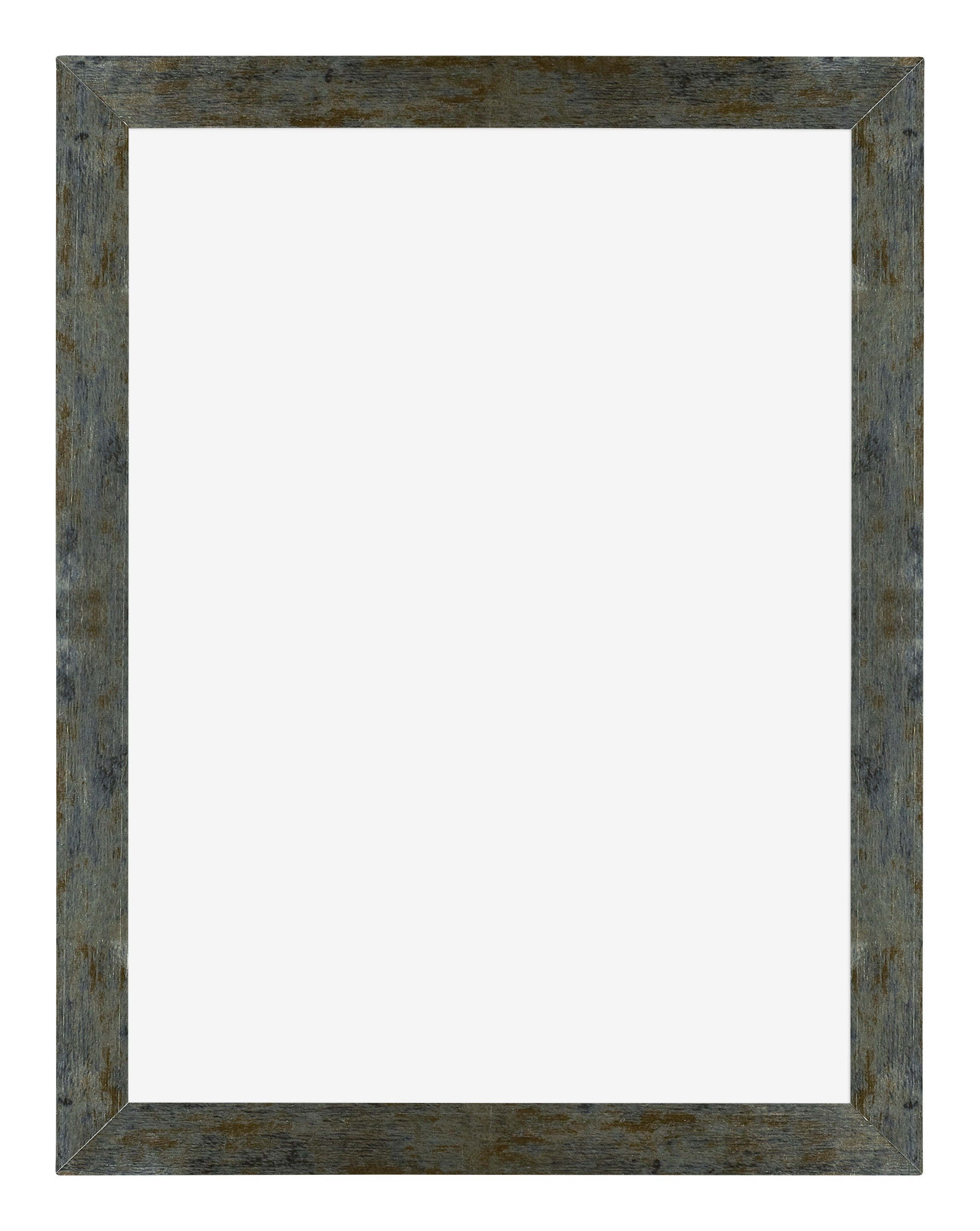 Mura MDF Photo Frame 18x24cm Blue Gold Melange Front | Yourdecoration.com
