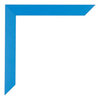 Mura MDF Photo Frame 18x24cm Bright Blue Detail Corner | Yourdecoration.com