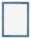 Mura MDF Photo Frame 18x24cm Bright Blue Swept Front | Yourdecoration.com
