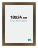 Mura MDF Photo Frame 18x24cm Bronze Design Front Size | Yourdecoration.com