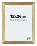 Mura MDF Photo Frame 18x24cm Gold Shiny Front Size | Yourdecoration.com